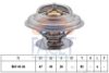 FACET 7.8625S Thermostat, coolant